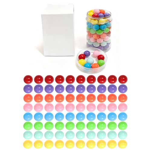 Witlans 80pcs Chinese Checker Game Replacement Balls8 Colors 14mm Acrylic Balls for Marble RunAggravation GameMarblesTraditional Marbles Games - Image 1