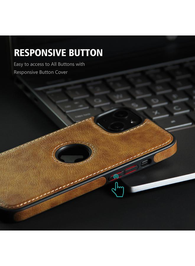 Zaboon Case For iPhone 13 mini Leather Texture Stitching Phone Case - Image 2