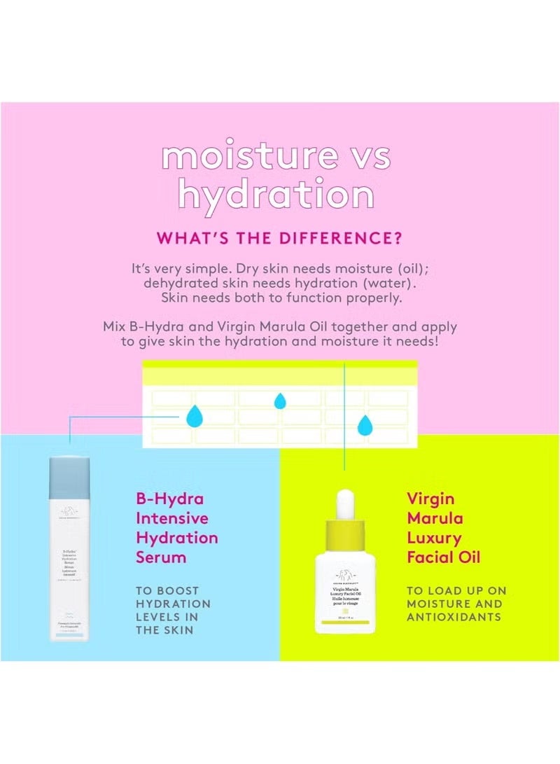 Drunk Elephant Virgin Marula Luxury Facial Oil - Gluten-Free and Vegan Anti-Aging Skin Care and Face Moisturizer 30ml - Image 4