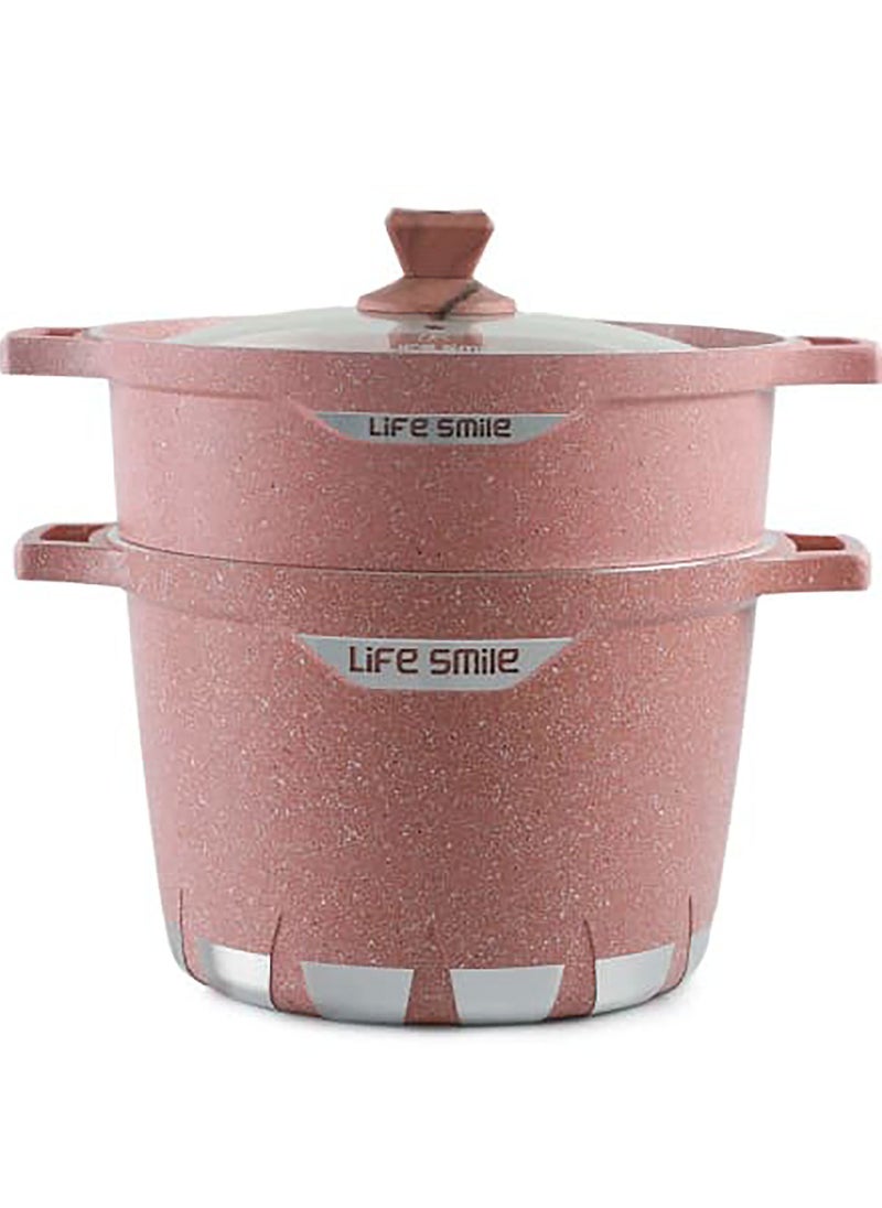 28cm Stock Pot with 28cm Steam Pot - Steamer Set - Couscoussier - pzsku/Z9E85B7EDEB6B7A52B27BZ/45/_/1739791021/93834011-b304-4b47-ab95-d9364d660b2c