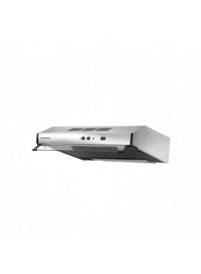 فابر Kitchen Cooker Hood, 90 cm Under-Cabinet, 305 m³/h Suction Power, 3-Speed, LED Lighting, Black/Stainless Steel TCH04 SS19A 741 ( Made in Turkey ) Built-Under 115 W 300.0557.493 Black/stainless - Image 1