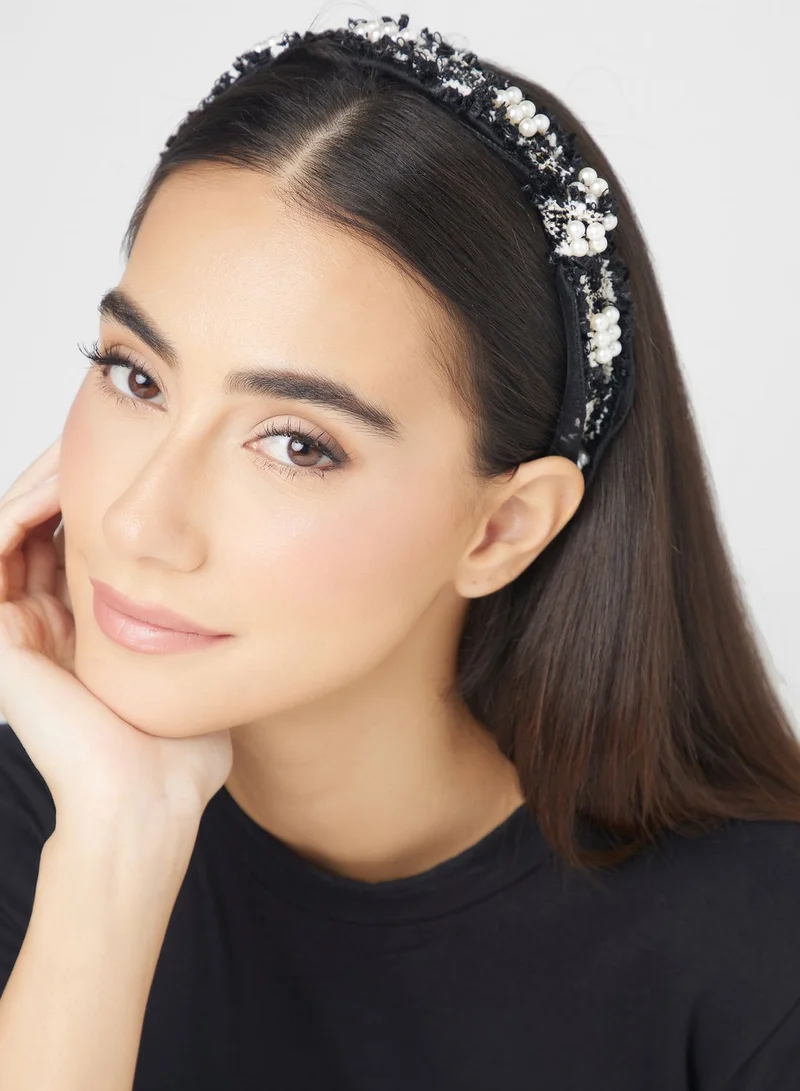 ELLA Pearl Detail Headband