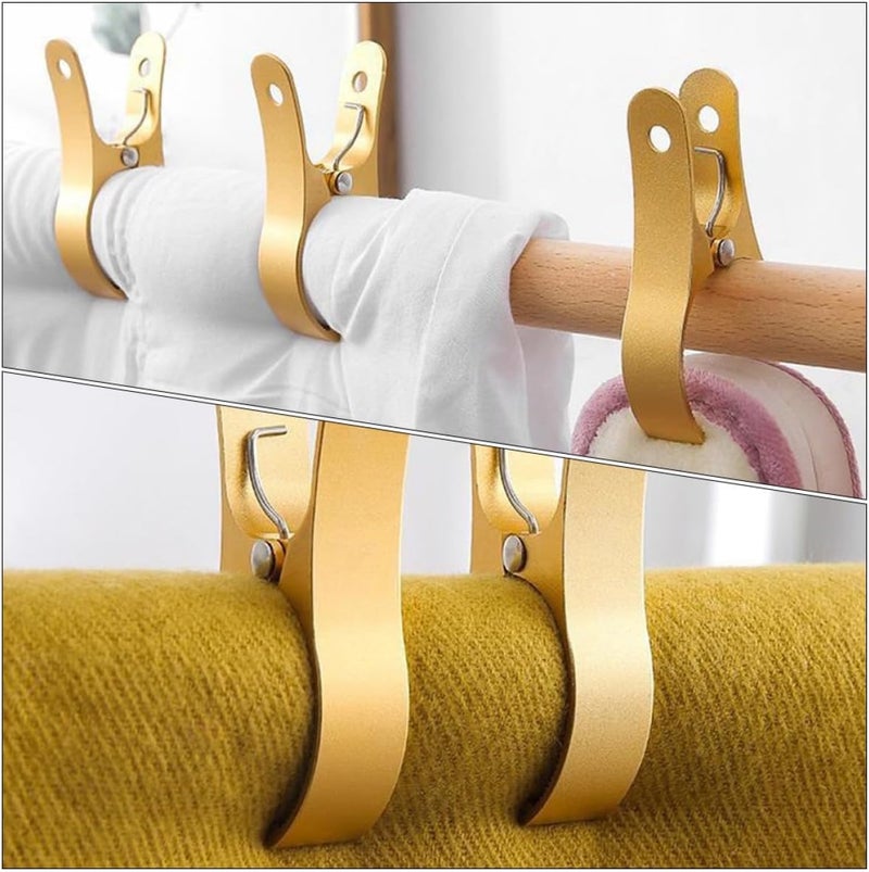2pcs Large Aluminum Alloy Clothes Clamps Windproof Quilt Clips Metal Clothespins for Home Laundry and Outdoor Drying - Image 4