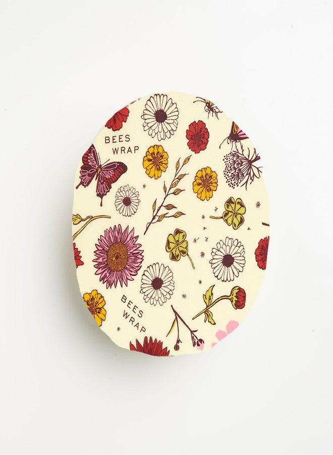 Bee's Wrap Vegan Beeswax Wraps for Food - Vegan Meadow Magic 3 Pack (S, M, L) Made in USA Reusable & Organic Food Wraps, Sandwich Wrap & Bowl Covers - Eco Alternative to Aluminum Foil & Plastic Wrap - Image 4