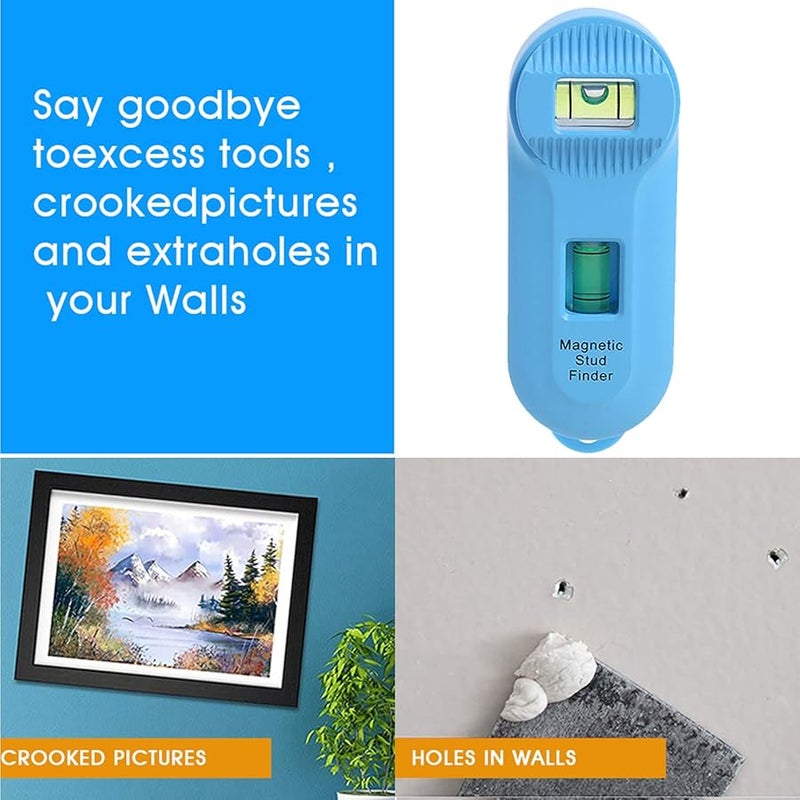 Type B Stud Finder with Magnet and Gauge for Metal Detection in Plaster and Wall - Image 4