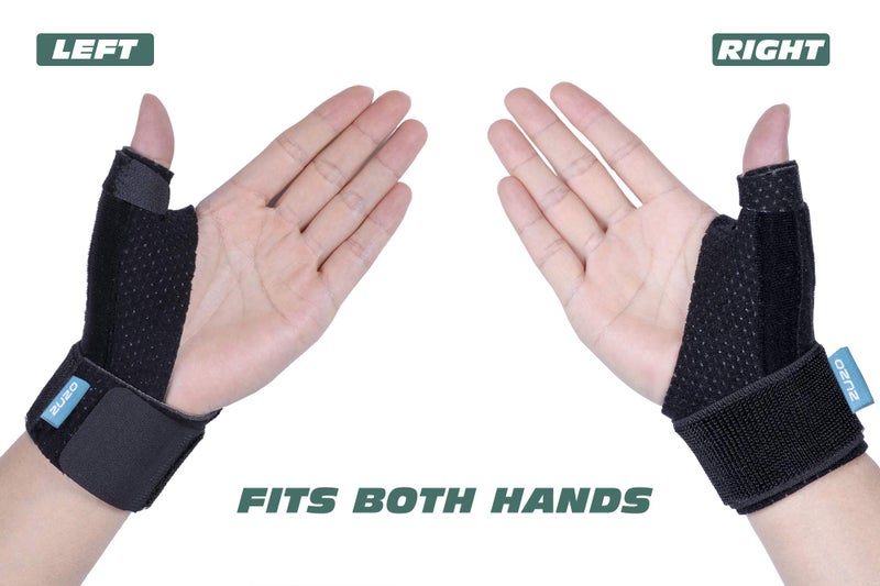 2U2O Compression Reversible Thumb & Wrist Stabilizer Splint(Improved Version) for BlackBerry Thumb, Finger, Pain Relief, Arthritis, Tendonitis, Sprained, Carpal Tunnel, Stable, S-M - Image 3