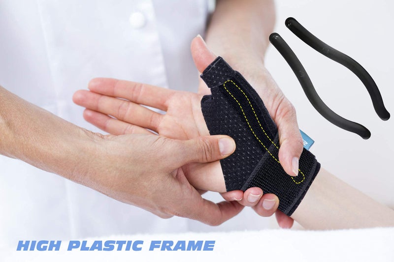 2U2O Compression Reversible Thumb & Wrist Stabilizer Splint(Improved Version) for BlackBerry Thumb, Finger, Pain Relief, Arthritis, Tendonitis, Sprained, Carpal Tunnel, Stable, S-M - Image 5