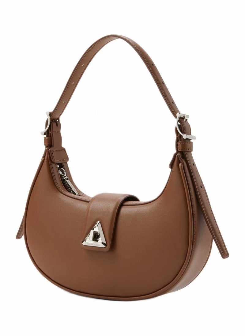 Charles & Keith Charles & Keith Triangle buckle crescent bag  - Image 2