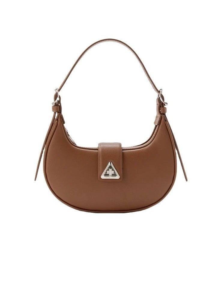 Charles & Keith Charles & Keith Triangle buckle crescent bag  - Image 1
