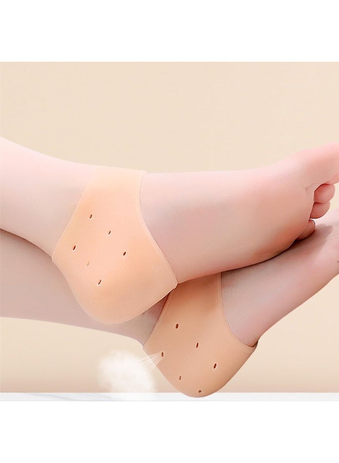 ECVV Gel Heel Cushion 4 Pairs, Heel Pads Cushion Heel Protectors for Heel Pain Relief, Gel Pads Gel Inserts Soft Heel Protectors for Women Men - Image 5