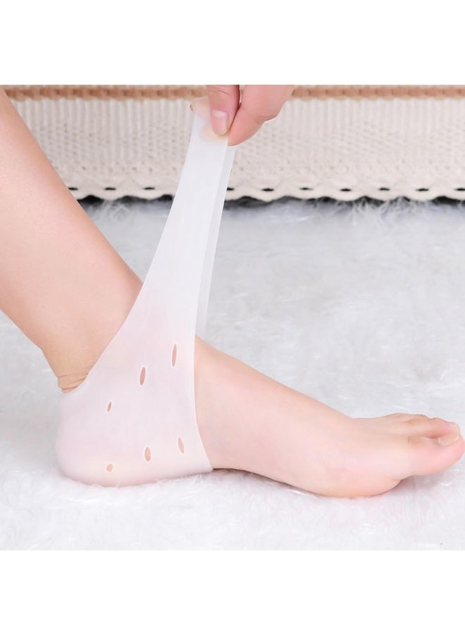 ECVV Gel Heel Cushion 4 Pairs, Heel Pads Cushion Heel Protectors for Heel Pain Relief, Gel Pads Gel Inserts Soft Heel Protectors for Women Men - Image 3
