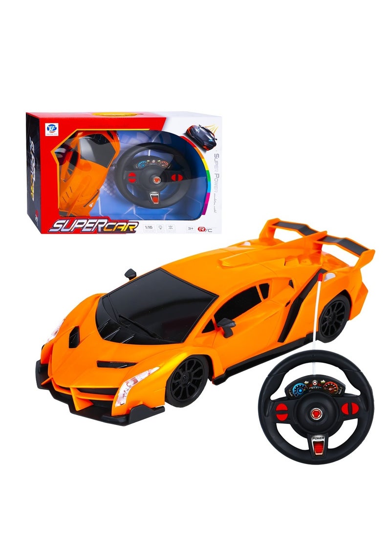 High Speed Model Car With Remote Control And Steering Wheel  - Image 1