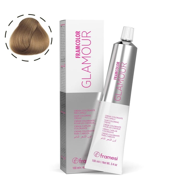 فراميسي مورفوسيس Framesi FramColor Glamour 8.36 شقراء رمليّة فاتحة 100 مل – صبغة شعر شقراء رمليّة احترافية - Image 1