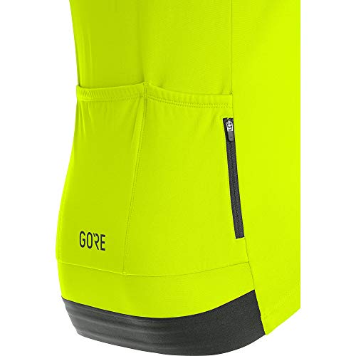 GOREWEAR GORE WEAR Men's Thermo Cycling Jersey, C3, S, Neon Yellow - Image 4