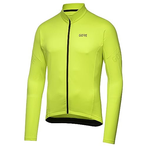 GOREWEAR GORE WEAR Men's Thermo Cycling Jersey, C3, S, Neon Yellow - Image 3