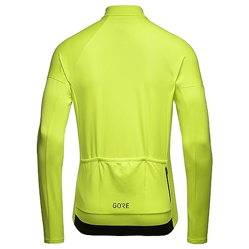 GOREWEAR GORE WEAR Men's Thermo Cycling Jersey, C3, S, Neon Yellow - Image 2