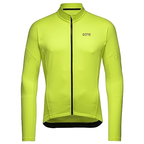 GOREWEAR GORE WEAR Men's Thermo Cycling Jersey, C3, S, Neon Yellow - Image 1