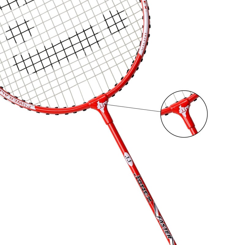 Jonex Set of 2 Faster Badminton Racket with Cover (Assorted Colors) - Image 3