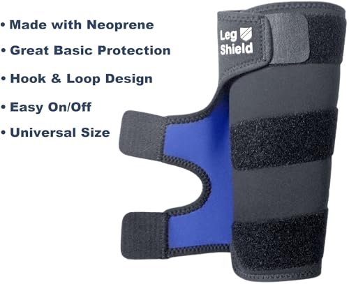 Leg Shield Leg Gaiters - Hook and Loop Design - Lower Leg Protection for Mountain Biking, Yard Work, Thin Skin, Outdoors, and General Shin/Calf Protection - Neoprene (Pair) - Image 2