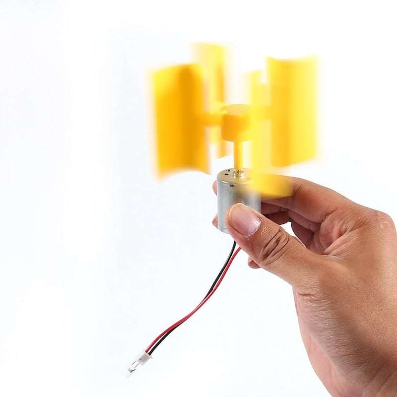 Vertical Wind Turbine DIY Kit For Science Education Experiment 5.5 M S - Image 2