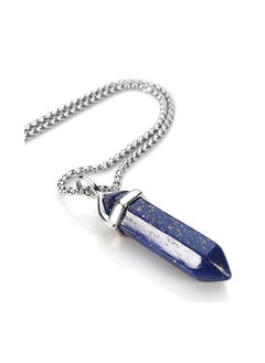 Fayrouz Jewellery Crystal necklace with a hexagonal pendant in the shape of a pendant (18-inch stainless steel chain) for unisex and suitable for all occasions from Fayrouz Jewelry.  - Image 2