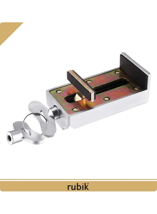 Rubik Sliding Window Door Lock with 2 Keys, Adjustable Zinc Alloy Anti Theft Sash Stopper Lock For Child Security (1 Pack)  - Image 4