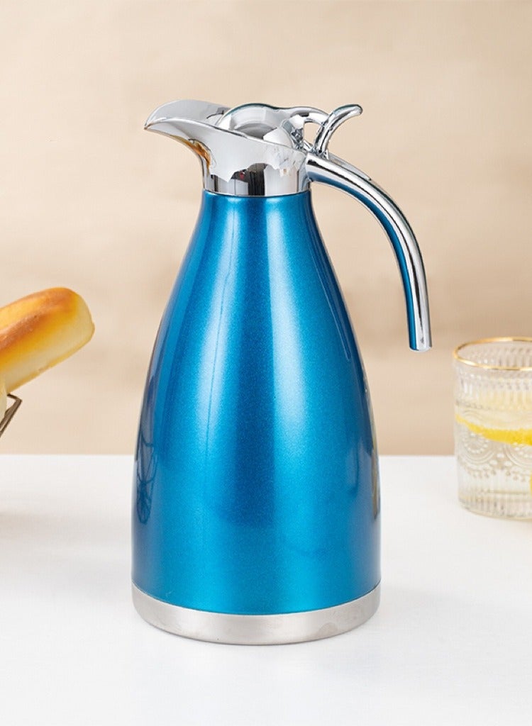 EBMINI Stainless Steel Insulated Kettle Double-layer Household Warm Water Kettle 