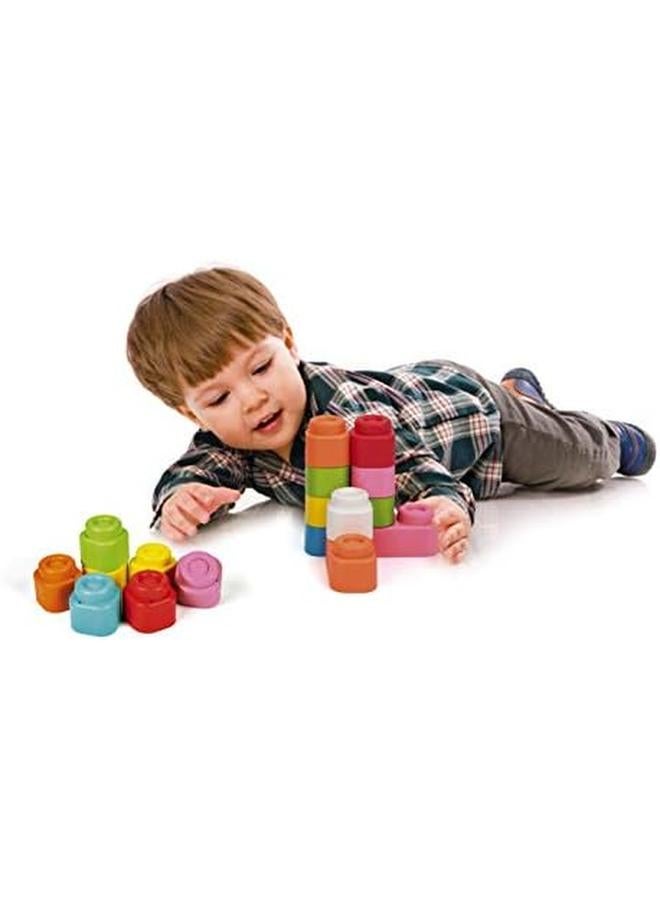 Clementoni Soft Clemmy Blocks Bag With 48 Bricks For Age 6 Months Plus Years Old  - Image 3
