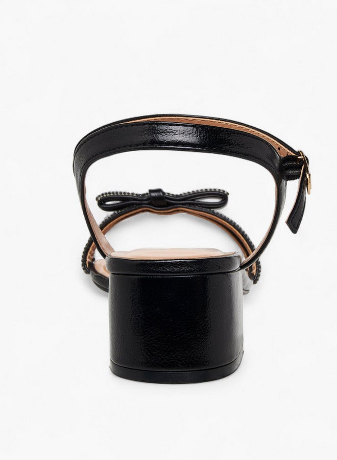 Celeste Women Embellished Block Heel Sandals - Image 5