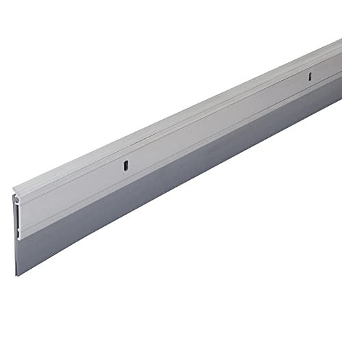 M-D Building Products 05389 All-Season Door Sweep, Heavy Duty Aluminum and Vinyl, Ideal for Residential & Commercial Use, Easy Installation, Ensure Comfort and Save Energy (36 Inch, Silver) - Image 1
