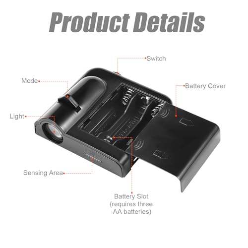 BTFO 2pcs Car Door Lights Logo Projectors, Angel Wings Car Door Projector Lights No Drill Side Door Step LED Welcome Courtesy Lights Fit for All Car Models - Image 4