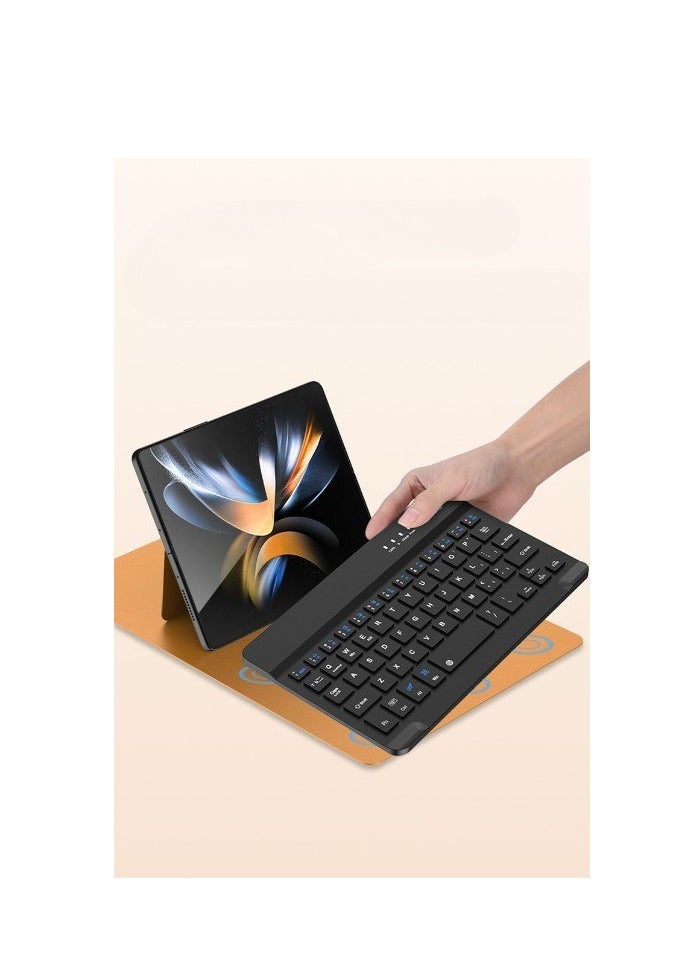 General Compatible with Samsung  Z Fold4 / Z Fold3 / Z Fold2 /Z Fold Office Keyboard Accessories with S Pen Holder, Removable Magnetic Wireless Bluetooth Keyboard Case and Mouse  - Image 4