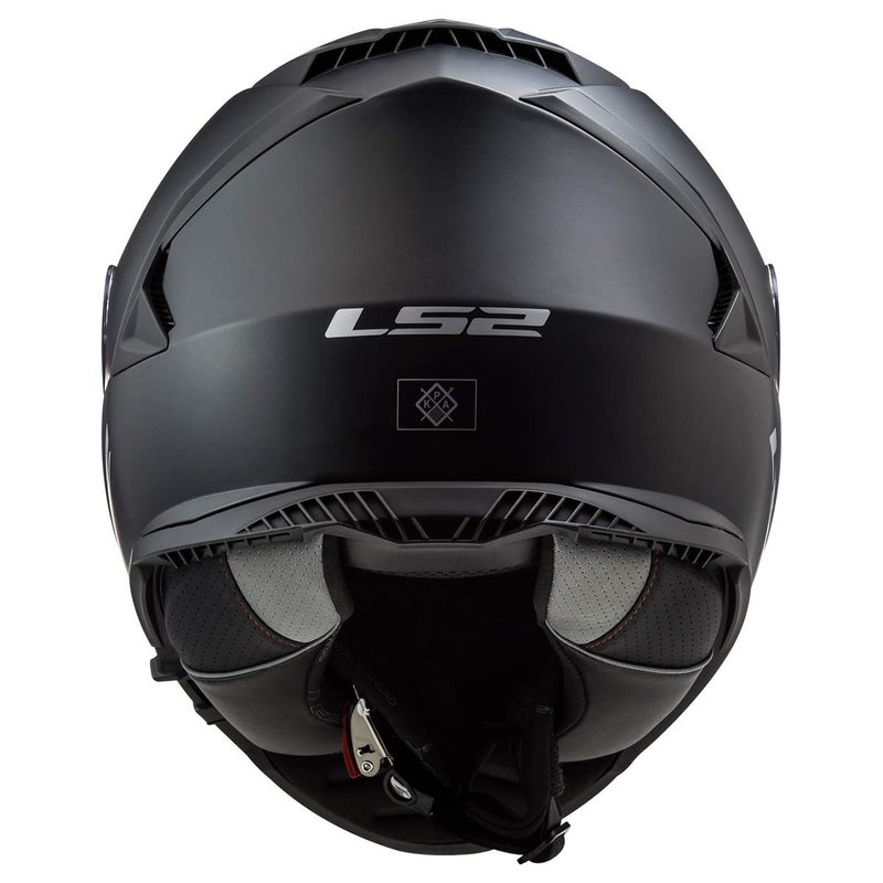 LS2 Helmets Assault Full Face Motorcycle Helmet W/ SunShield (Matte Black - Large) - Image 4