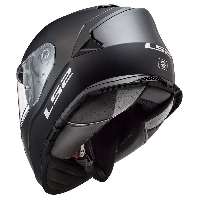 LS2 Helmets Assault Full Face Motorcycle Helmet W/ SunShield (Matte Black - Large) - Image 3