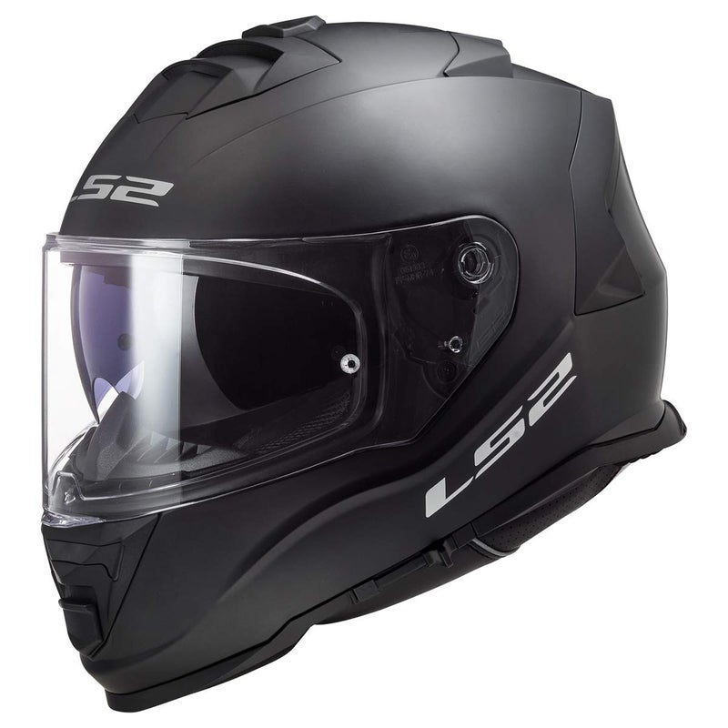 LS2 Helmets Assault Full Face Motorcycle Helmet W/ SunShield (Matte Black - Large) - Image 1