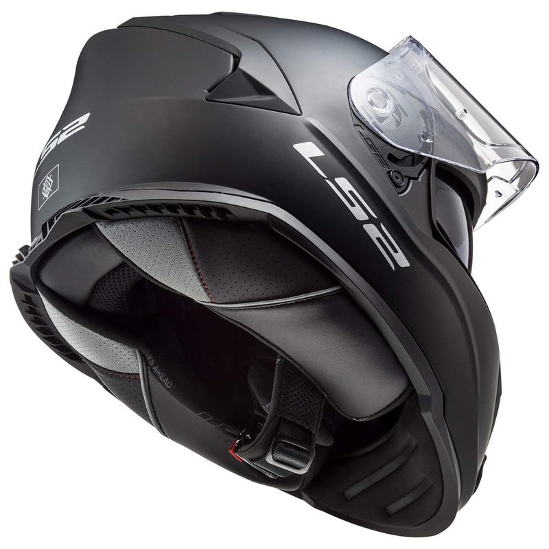 LS2 Helmets Assault Full Face Motorcycle Helmet W/ SunShield (Matte Black - Large) - Image 5