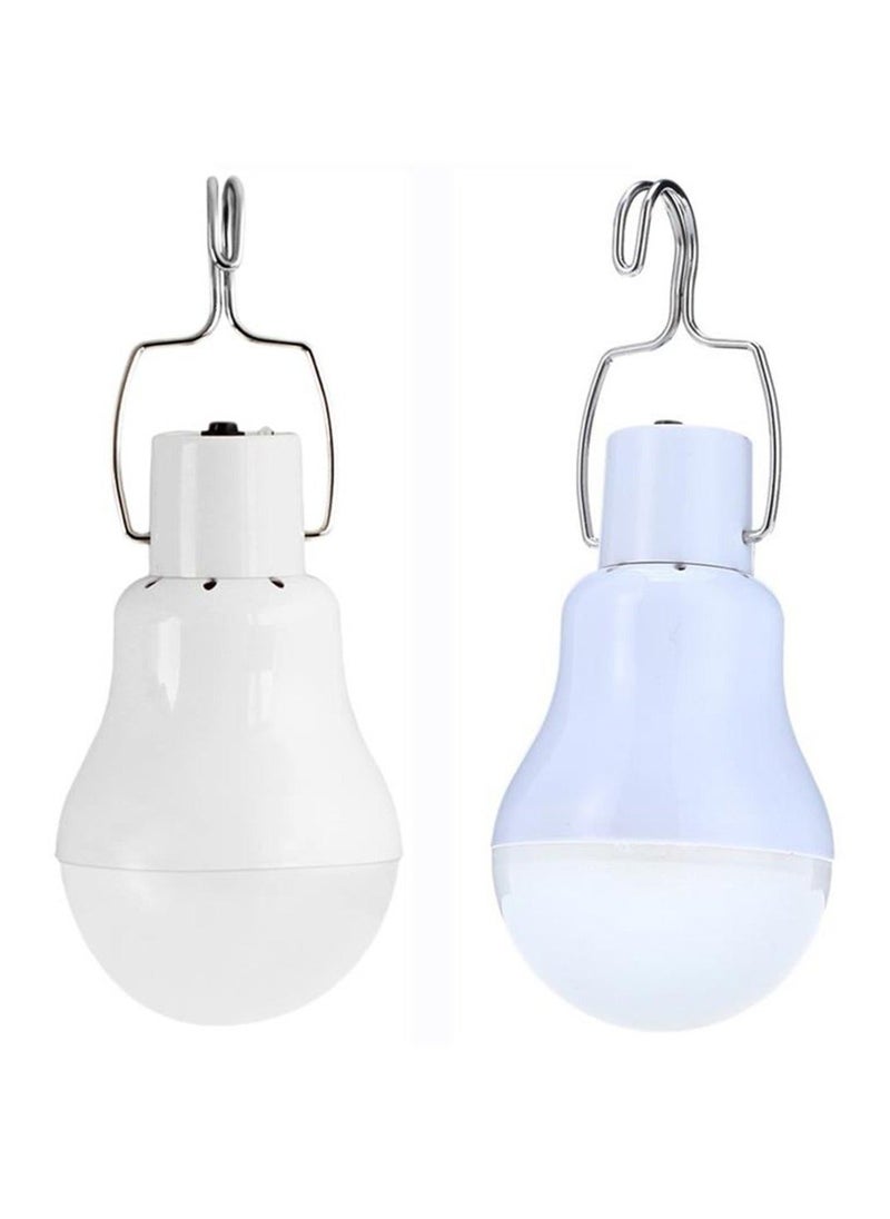 Y&D Solar Light Bulb Remote Control, 350LM Portable Outdoor Powered Lamp LED Lighting for Camp Tent Night Fishing Emergency Lights Flash (Pack of 2+Remote Control)  - Image 5
