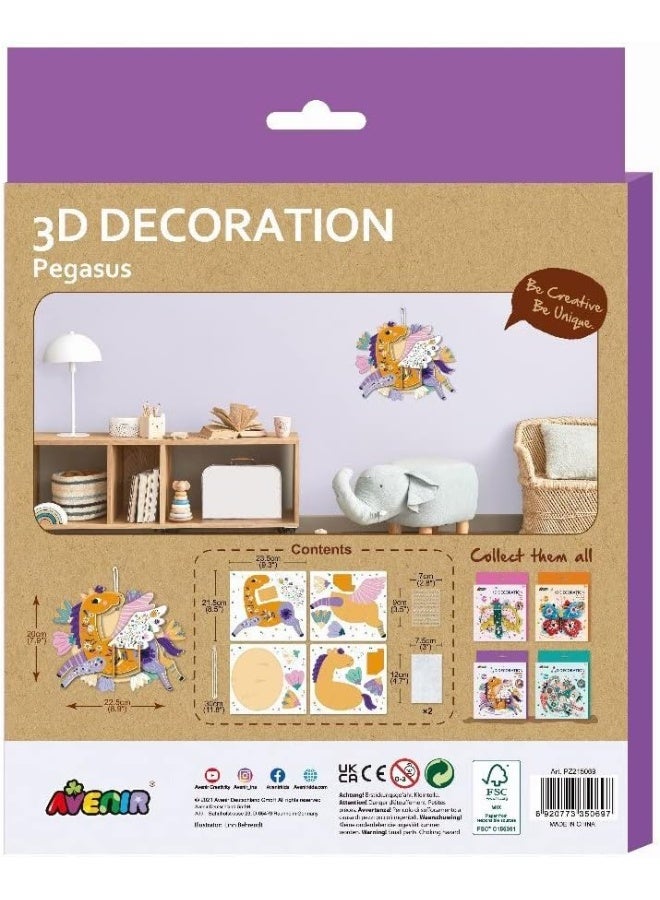 Avenir 3D Decoration - Pegasus Kit - Image 2