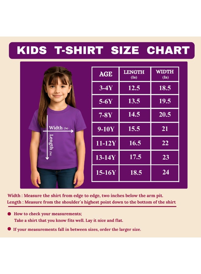 Canada Kids Girls Round Neck T-Shirt - Soft and Comfortable Cotton, Short Sleeve Tshirt - Perfect for Everyday Canadian Style - Image 2