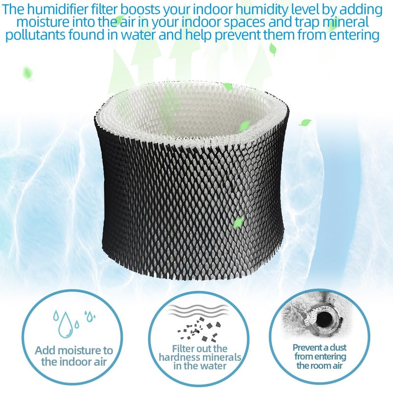 Alocs HWF75 Humidifier Filter D Replacement for Holmes - HM3500 HM3600 HM3650 HM3655 HM3656; Honey-Well HCM6009; Sunbeam SCM3501 SCM3609 SCM3755C humidifier (2 Pack) - Image 3