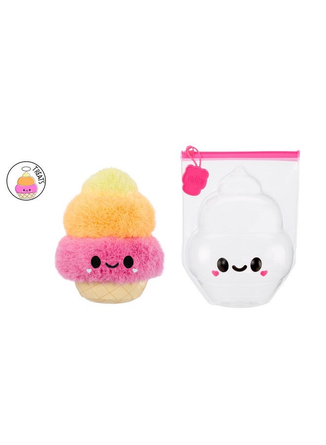 Fluffie Stuffiez دمى فلوفي ستافيز آيس كريم صغيرة قابلة للجمع - مفاجأة الكشف عن المحتوى مع تجربة اللمس الناعمة واللعب DIY لسحب الفرو، فائقة النعومة - Image 5