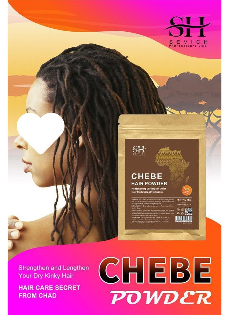 Sevich Chebe Powder, 100% African Natural Traditional Ingredients, Promotes Long Rapid Hair Growth, Chebe Hair Powder For Hair Thicker (100 GRAMS) - Image 2