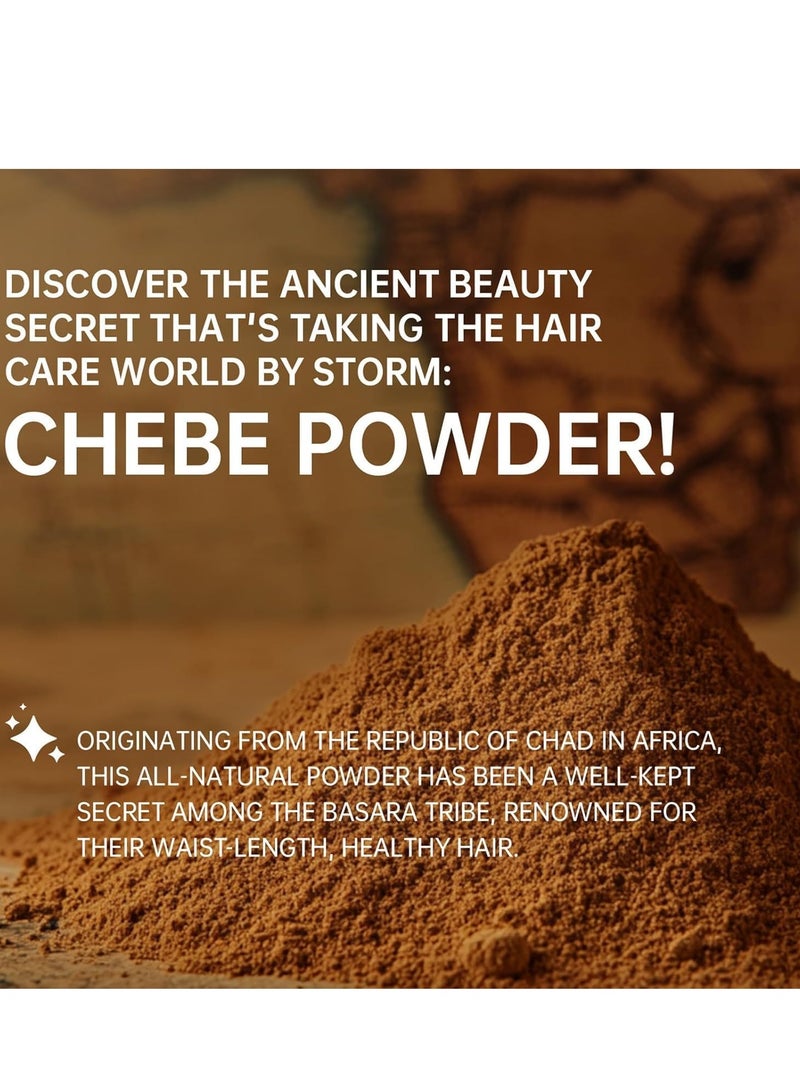 Sevich Chebe Powder, 100% African Natural Traditional Ingredients, Promotes Long Rapid Hair Growth, Chebe Hair Powder For Hair Thicker (100 GRAMS) - Image 4