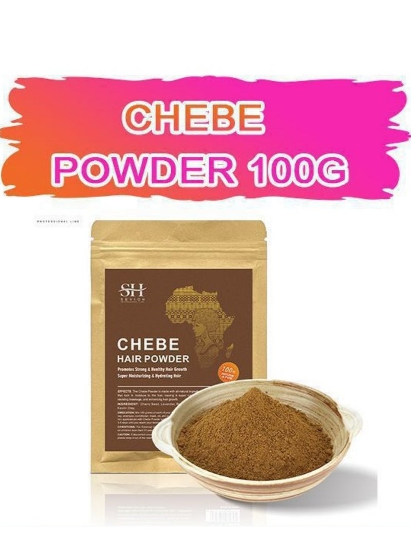 Sevich Chebe Powder, 100% African Natural Traditional Ingredients, Promotes Long Rapid Hair Growth, Chebe Hair Powder For Hair Thicker (100 GRAMS) - Image 1