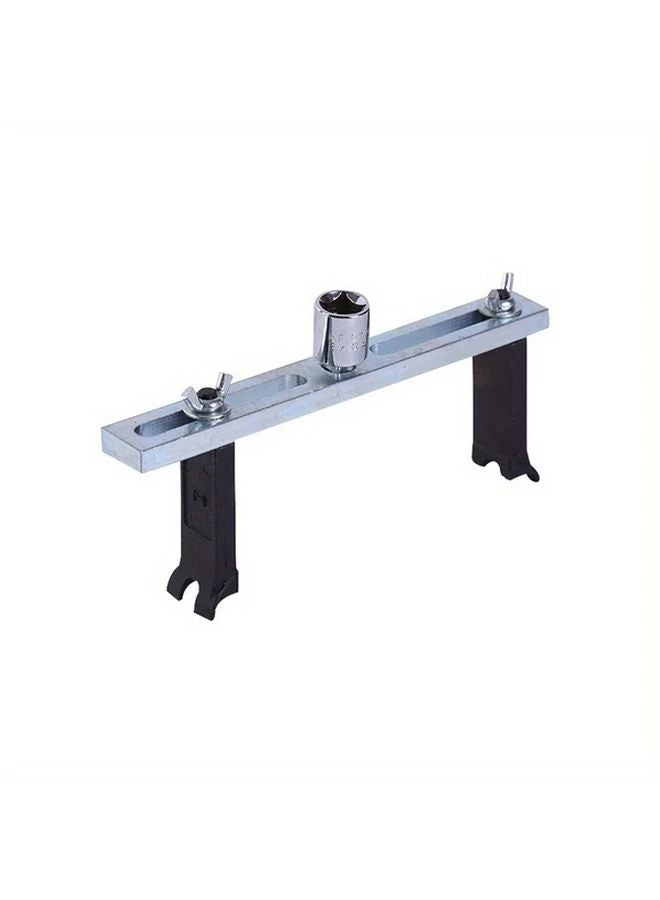 Universal Fuel Pump Lock Ring Spanner Adjustable Wrench Tool Curved Version - Image 3