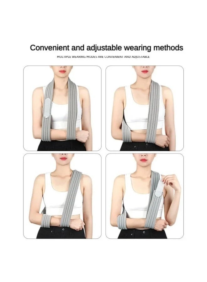 Bukela Arm Sling , Medical Support Strap for Broken & Fractured Bones - Adjustable Shoulder, Rotator Cuff Full Soft Immobilizer - For Left, Right Arm, Men Women(Simple/Lightweight/Comfortable) - Image 3