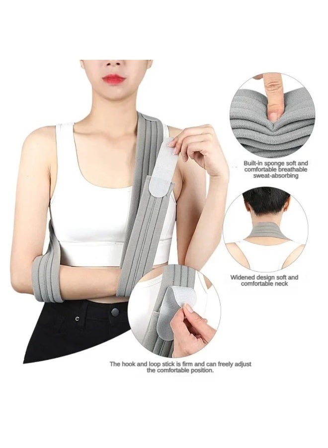 Bukela Arm Sling , Medical Support Strap for Broken & Fractured Bones - Adjustable Shoulder, Rotator Cuff Full Soft Immobilizer - For Left, Right Arm, Men Women(Simple/Lightweight/Comfortable) - Image 5