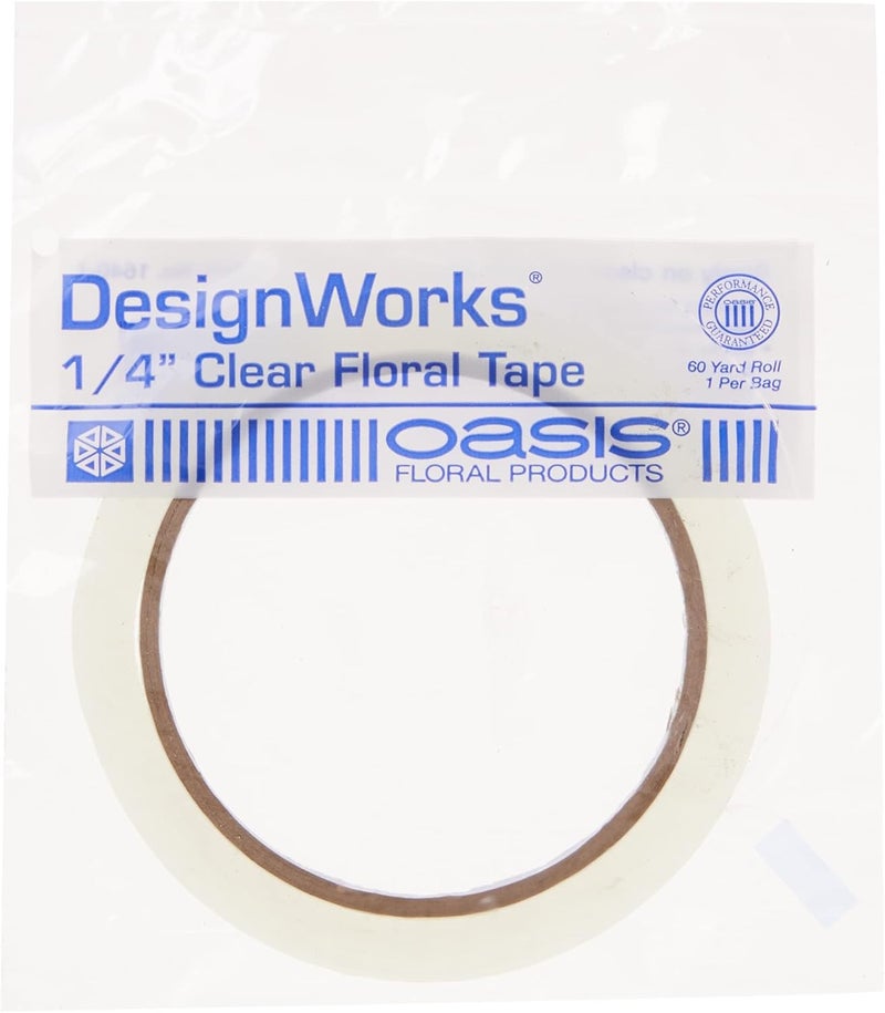 Oasis Clear Floral Tape - 1/4w 60 yrd. Roll by Smithers - Image 2