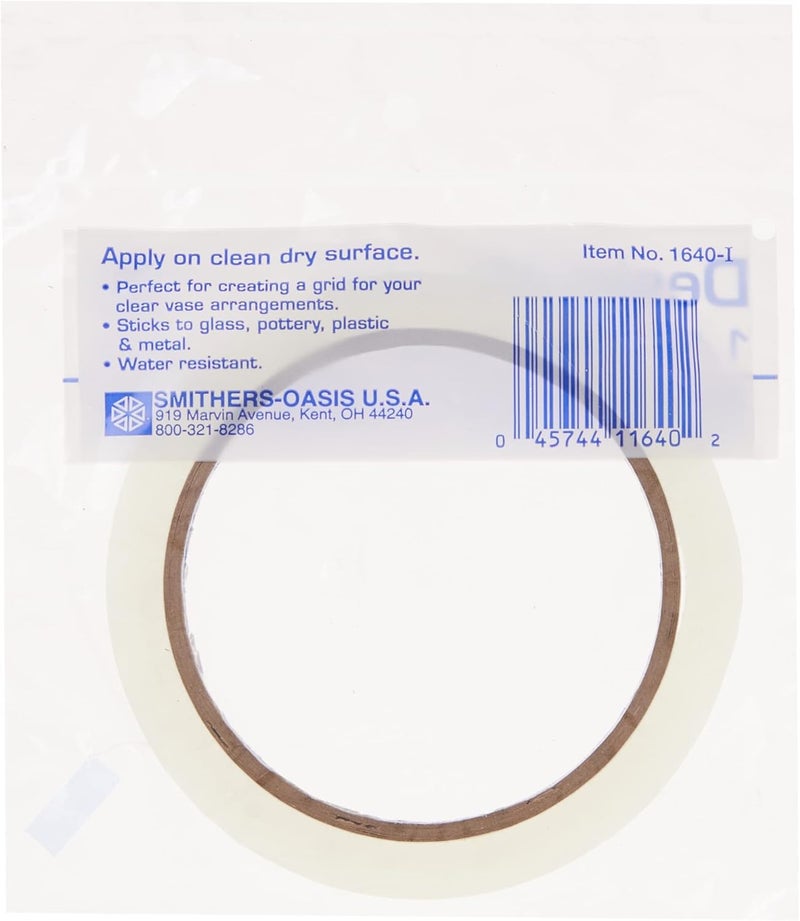 Oasis Clear Floral Tape - 1/4w 60 yrd. Roll by Smithers - Image 3
