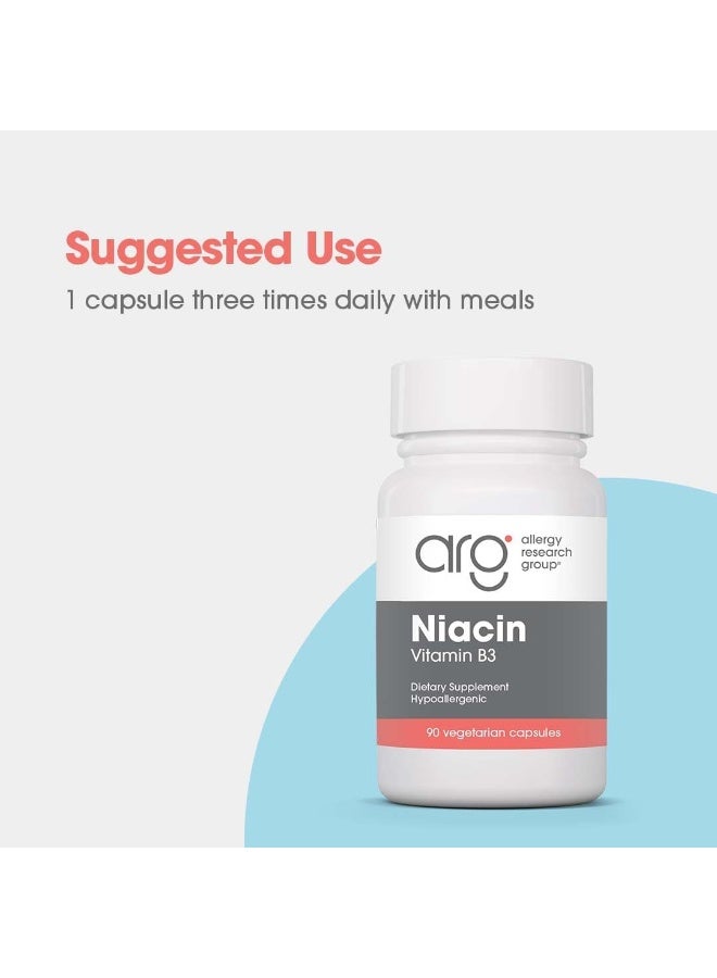 Allergy Research Group Niacin Vitamin B3 Supplement for Men and Women - Image 4